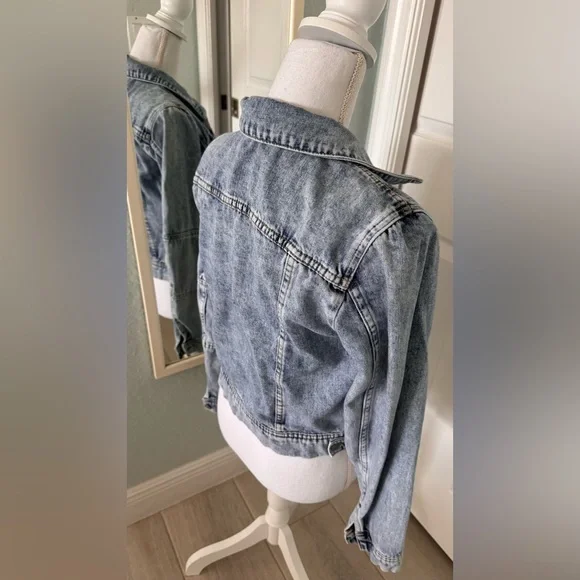 Free People Rumors Denim Jacket Sz S. - Picture 7 of 16